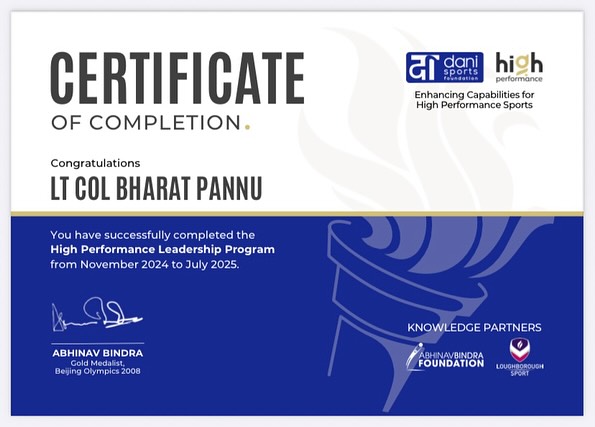 High Performance Leadership Program — Dani Sports Foundation