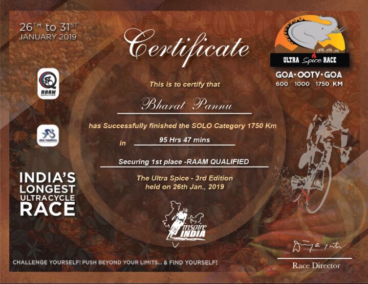 Inspire India — 1st Position Certificate