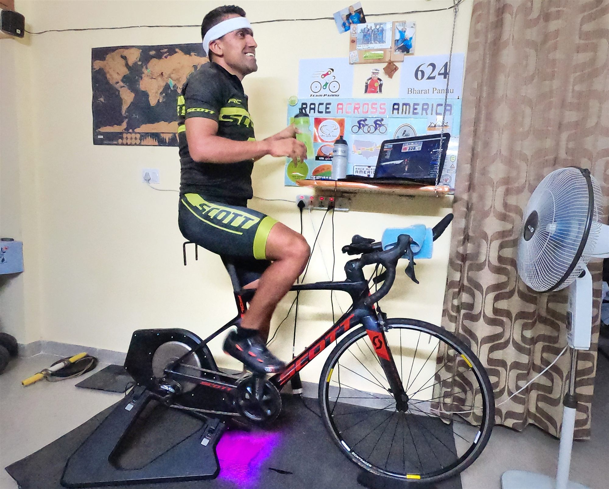 Race Across America, From Your Home